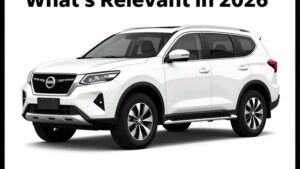 Современная иллюстрация тюнинга Nissan Patrol в футуристическом стиле для блога магазина японских запчастей