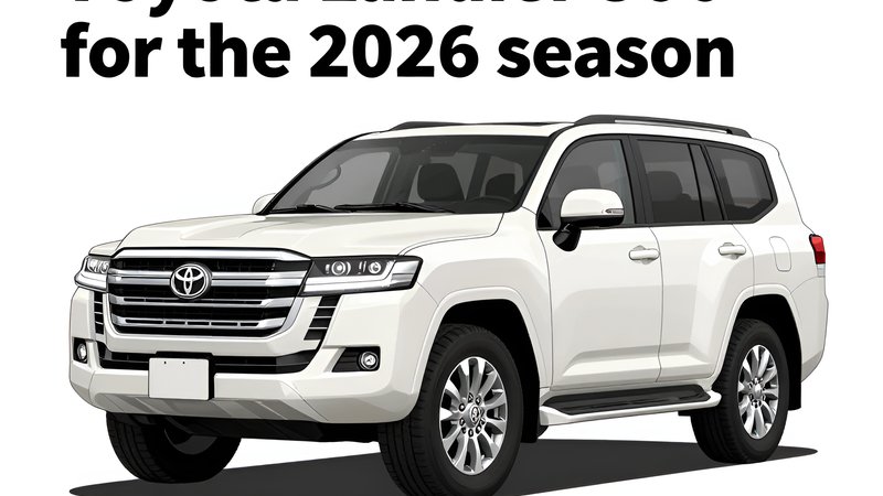 Современная иллюстрация Toyota Land Cruiser 300 для подготовки к сезону в магазине запчастей Азия Гранд Авто